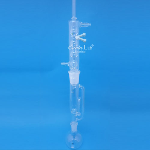 속슬렛 추출장치 - 구관형(Soxhlet extraction apparatus - Allihn type)