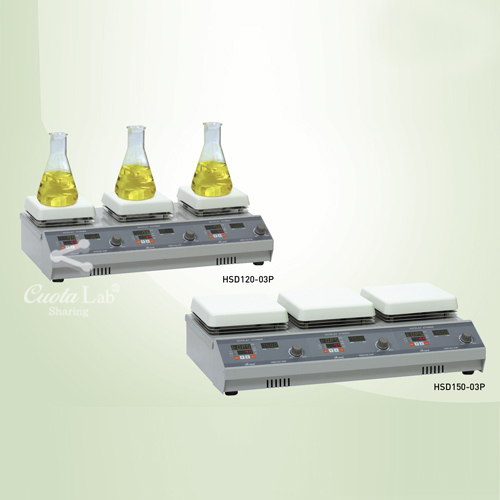 3구, 6구 디지털 가열식 자력교반기 (Multi-position Digital Magnetic stirrers with Digital heating)