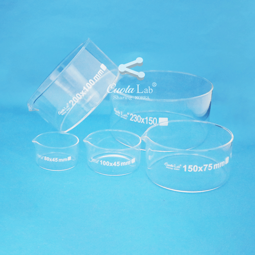 크리스탈라이징 디쉬 코있는형 crystallizing with spout (Boro3.3)