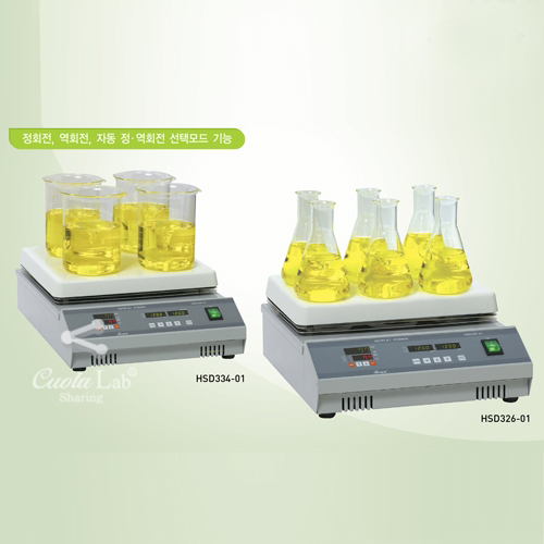 멀티 디지털 가열식 자력 교반기 (Multi-position Digital magnetic stirrers with Digital heating)