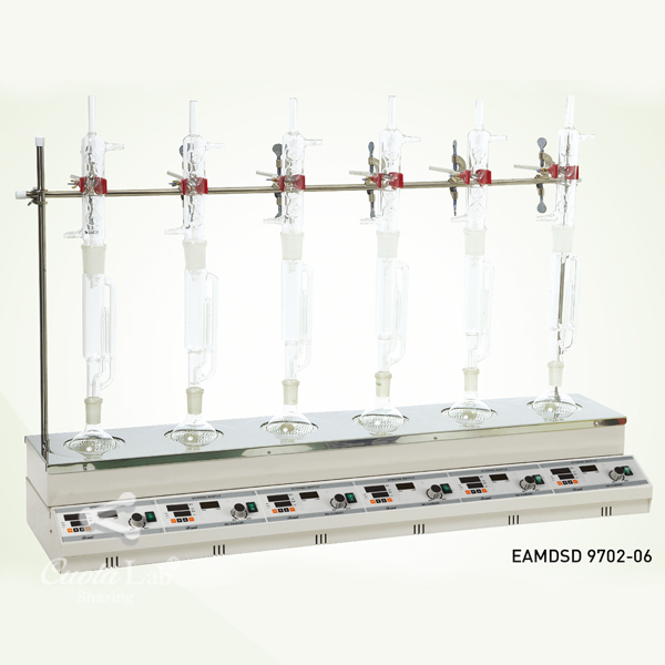 EAMDSD형 속슬렛 추출장치 디지털 히팅 디지털 교반 맨틀 (Digital Heating mantles for extraction apparatus, with Digital stirring) CUEAMDSD9701-03