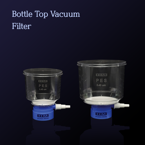 현대마이크로 바틀탑 필터 시스템 / PES, CA, PVDF / 250ml, 500ml, 1000ml / Bottle Top