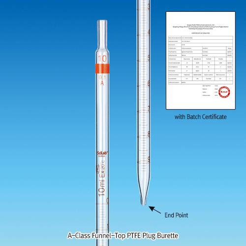 SciLab® AS-Class Serological Measuring Pipet, with Batch Certificate, 0.2~50㎖ With Amber Stain Graduation & Color-Code, 세로로지컬 메스(전량)피펫, 갈색침투눈금